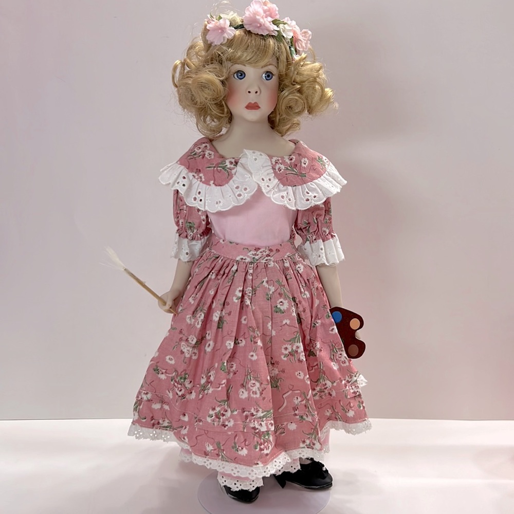 Paradise Galleries Amy From Little Women Porcelain Doll